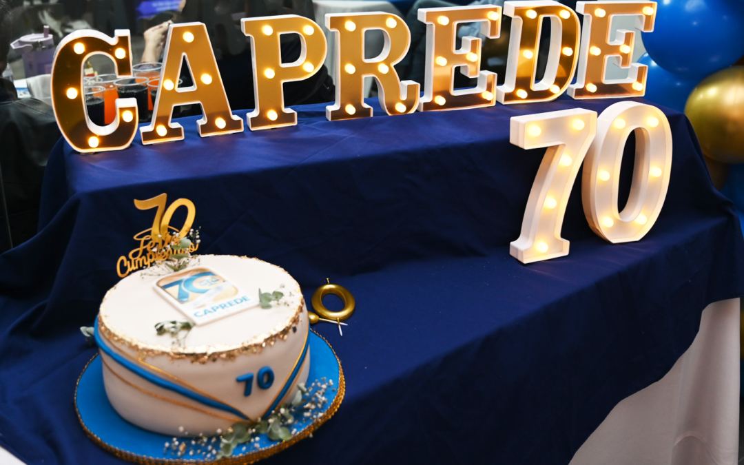 CAPREDE festeja 70 años de historia y servicio institucional